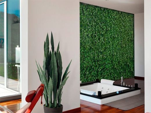 Jardins verticaux artificiels: la nouvelle tendance de la décoration