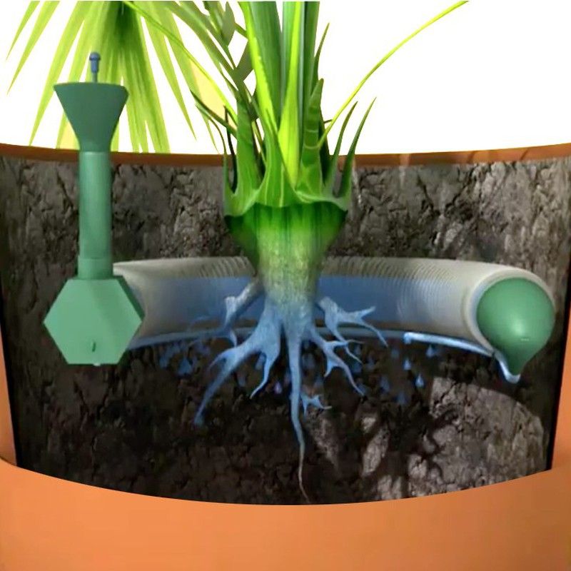 La ultima tecnología en autoriego para macetas y jardineras mediante el sistema HYDRUM.