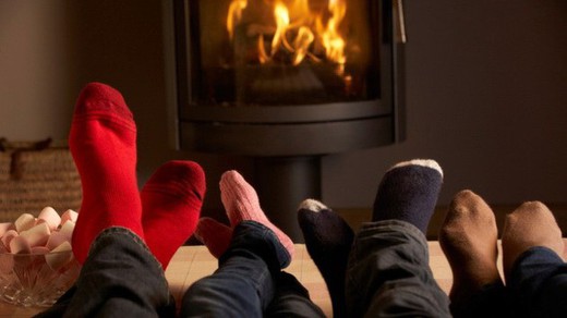 In inverno si può anche godere del giardino