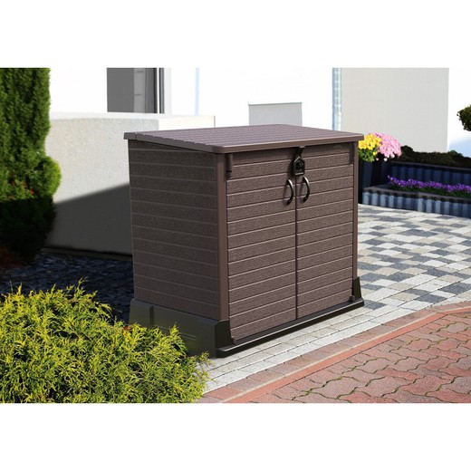 Armoire en résine pour ranger les poubelles 850Lt - marque Duramax