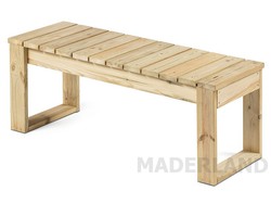 Banqueta de madera Viena