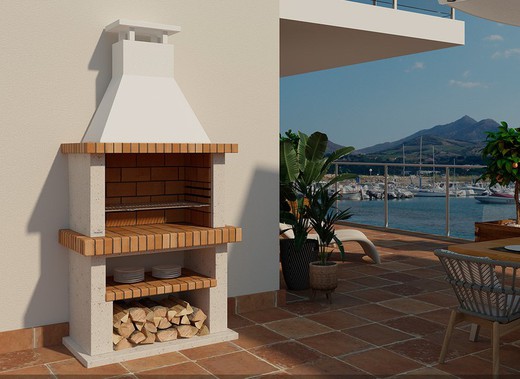 ESTIVELLA built-in barbecue