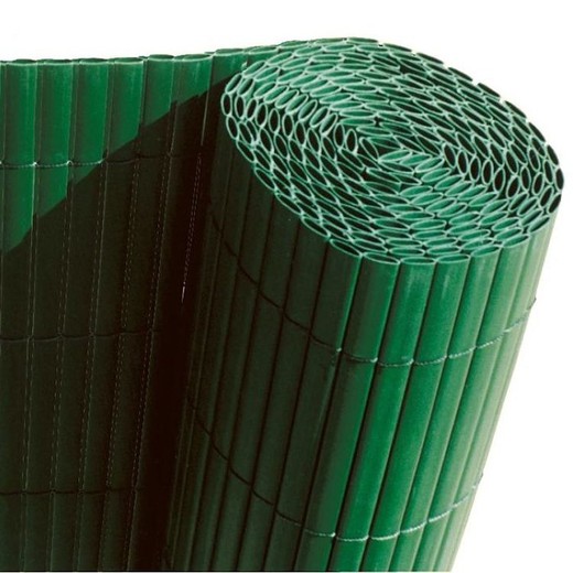 Cañizo PVC doble cara verde rollo 3 metros