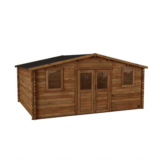 Casetta in legno Nicia, disponibile in tre dimensioni