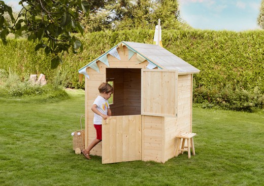 Cabana infantil de madeira para crianças Garance