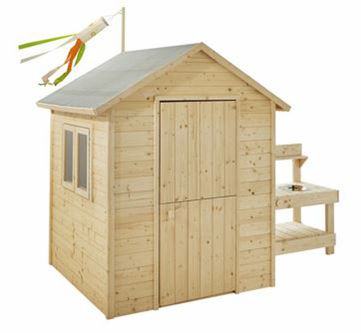 Casita De Madera Para Niños Con Cocina Jasmine 4858 Soulet Casitas Infantiles — Jardineriadelvalles