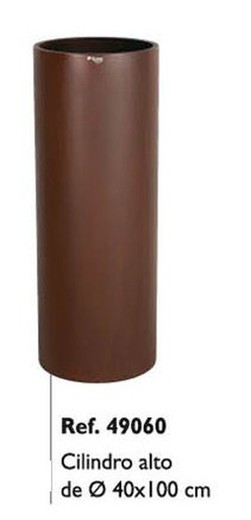 High Corten Steel Cylinder 40Dm x 100