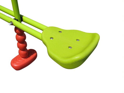Metal swing with double swing and seesaw - Malo Model