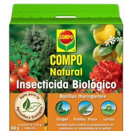 COMPO Biological insecticide Blister of 50Gr. (4 envelopes of 12.5 gr.)