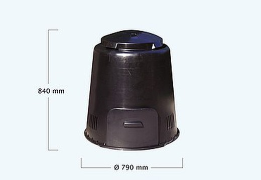 Eco composter 280L black composter