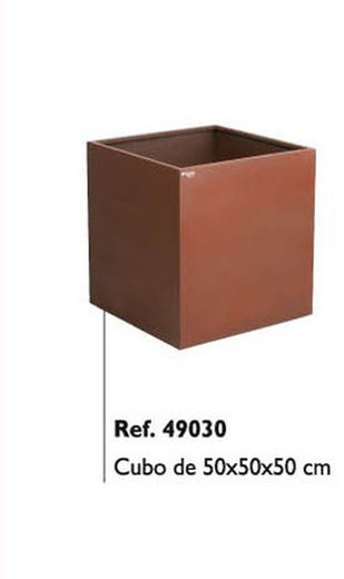 Acciaio corten quadrato 50x50x50