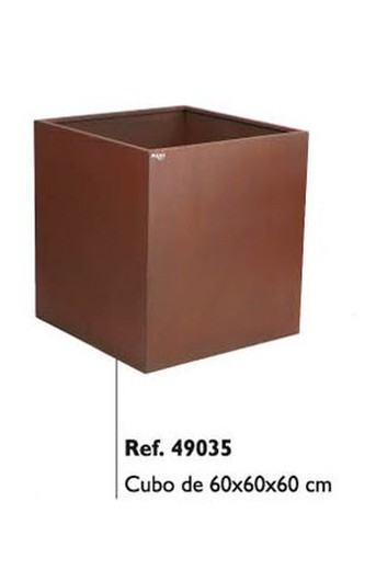 Acciaio corten quadrato 60x60x60