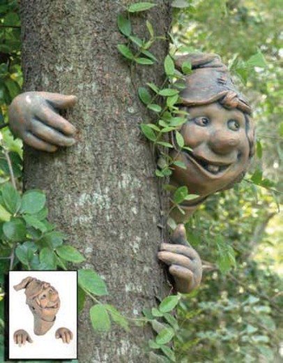 Smiling Goblin Trees Figure