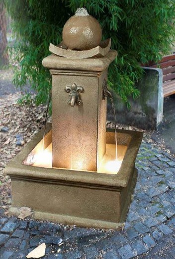 Fountaine décoratif avec sources