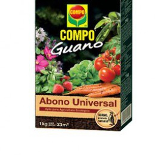 Universal Compo Guano boîte de Jardin des engrais de 1 kg