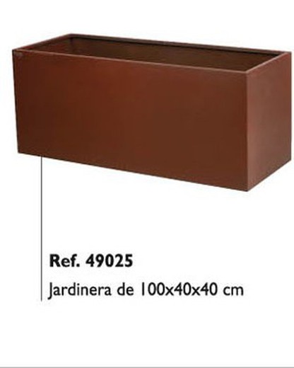 Jardinera Acero Corten 100X40X40