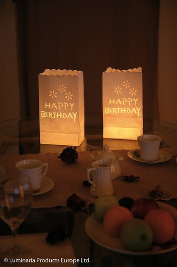 Papier Lumières anniversaire