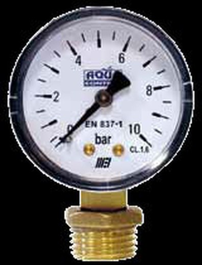 Radial pressure gauge