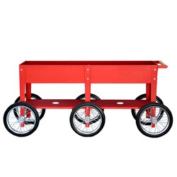 Urban cultivation table with giant with 6 wheels