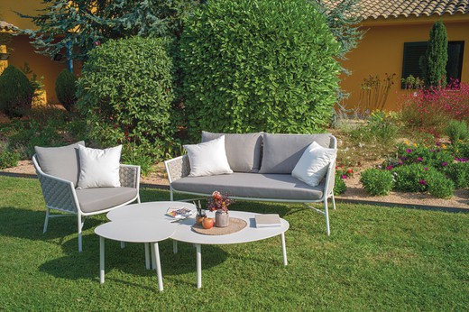 Garten-Couchtisch Rio aus Aluminium