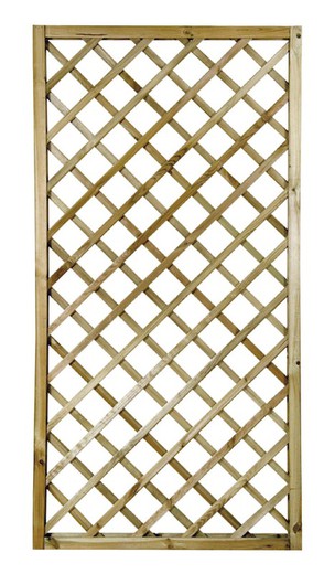 Straight lattice panel