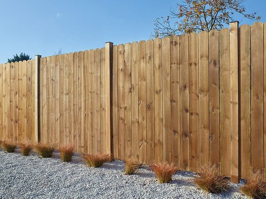 Panel cortaviento de madera