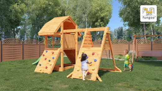 Buffalo Spider extra large playground with two climbing walls