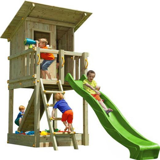 Parco giochi per bambini con scivolo Beach Hut