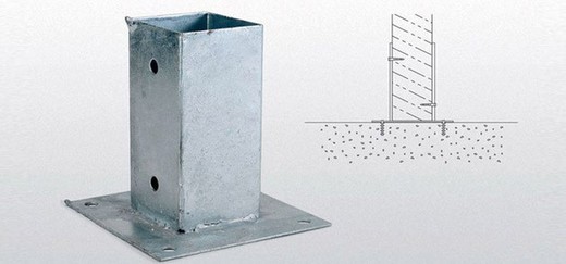 Flat base plate 7x7x15