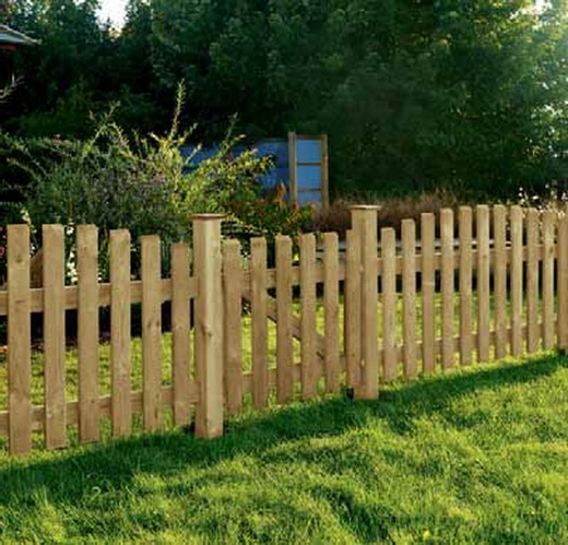 Maryland wooden garden fences