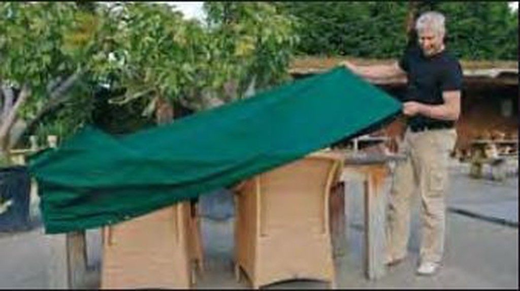 Garden table covers and furniture