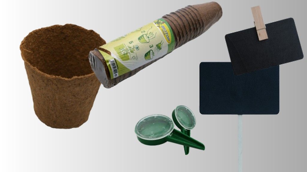 Gartensetzlinge und Zubehör