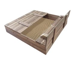 Arenero con tapa-banco