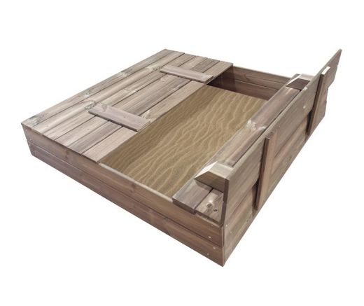 Arenero con tapa-banco