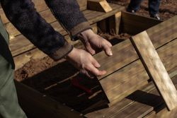 Arenero con tapa-banco