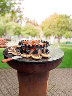 Skewer ring for BonBiza and BonBowl barbecues