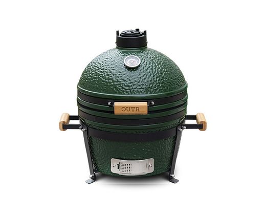 Kamado tabletop barbecue grill (medium size)