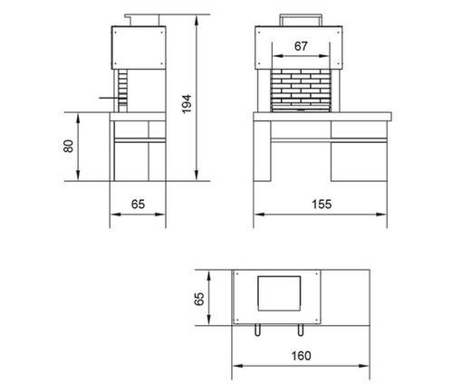 Barbecue incorporato Monaco