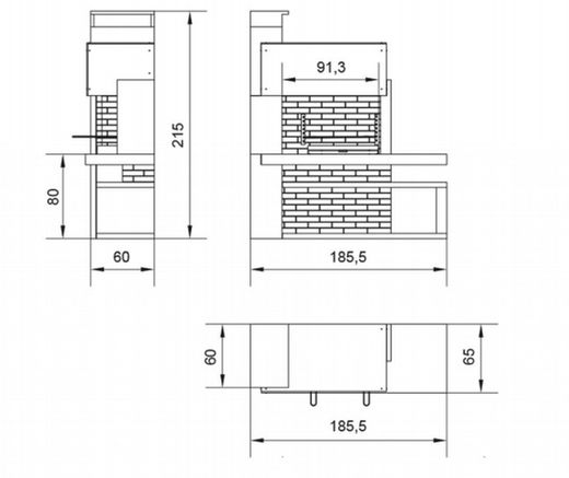 Milano moderner Grill
