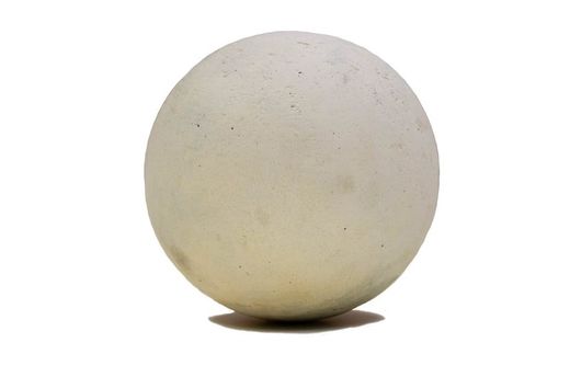 Sfere decorative in bianco e nero