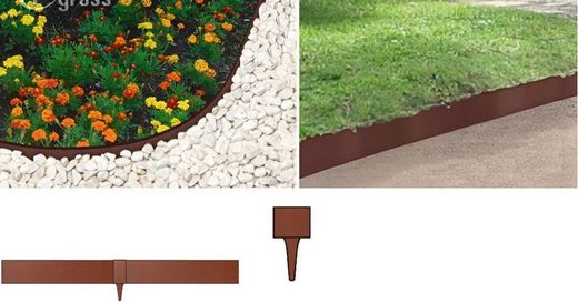 Rusty CORTEN edging 10cm height