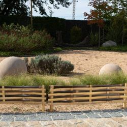 Gemischter natürlicher Bambusrand