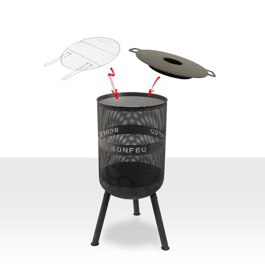 Multifunction outdoor brazier for cooking!