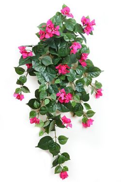 Hanging artificial bougainvillea