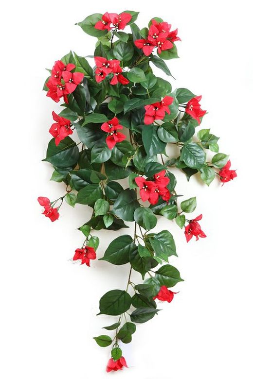 Hanging artificial bougainvillea