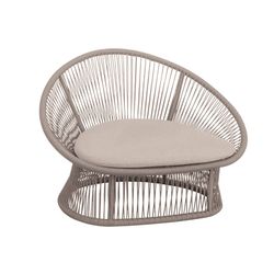 Poltrona em corda sintética com almofada agora Spade