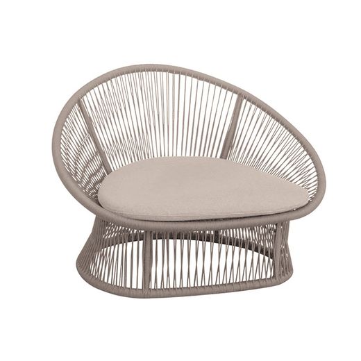Poltrona em corda sintética com almofada agora Spade