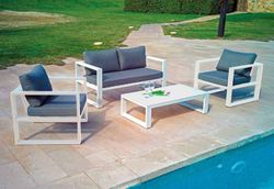 Belluno aluminum garden armchair