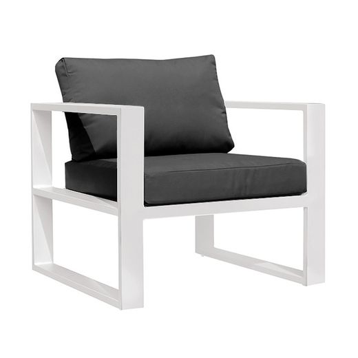 Belluno aluminum garden armchair