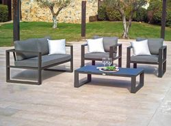 Belluno aluminum garden armchair